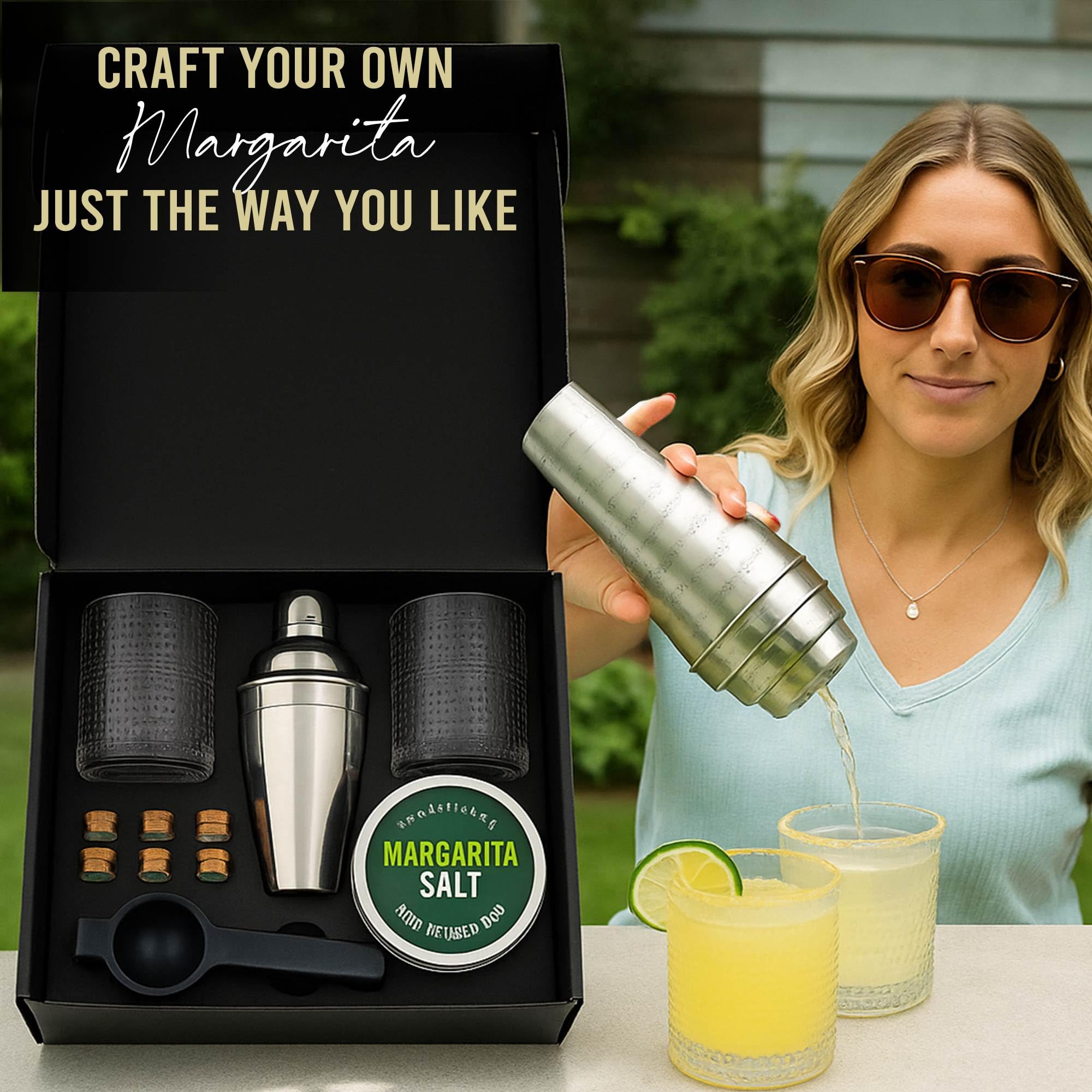 Your Dream Party Shop copas margarita 11 oz, para servir con estilo.