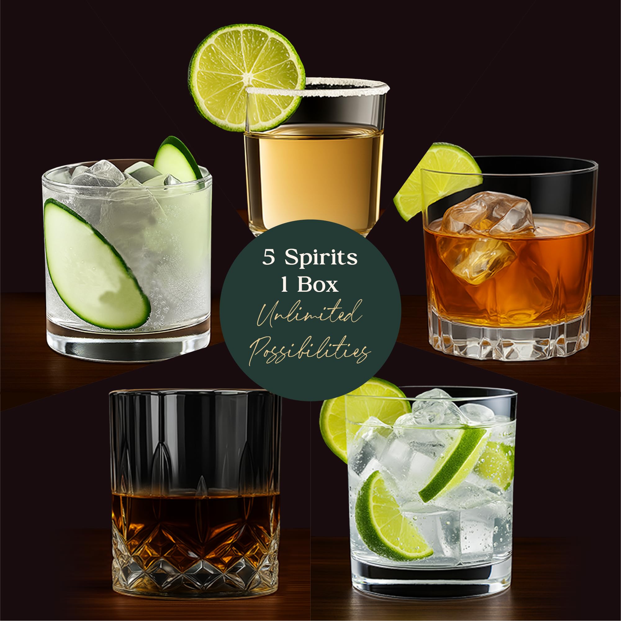 Your Dream Party Shop kit infusión set completo, regalo ideal para amantes de cocteles