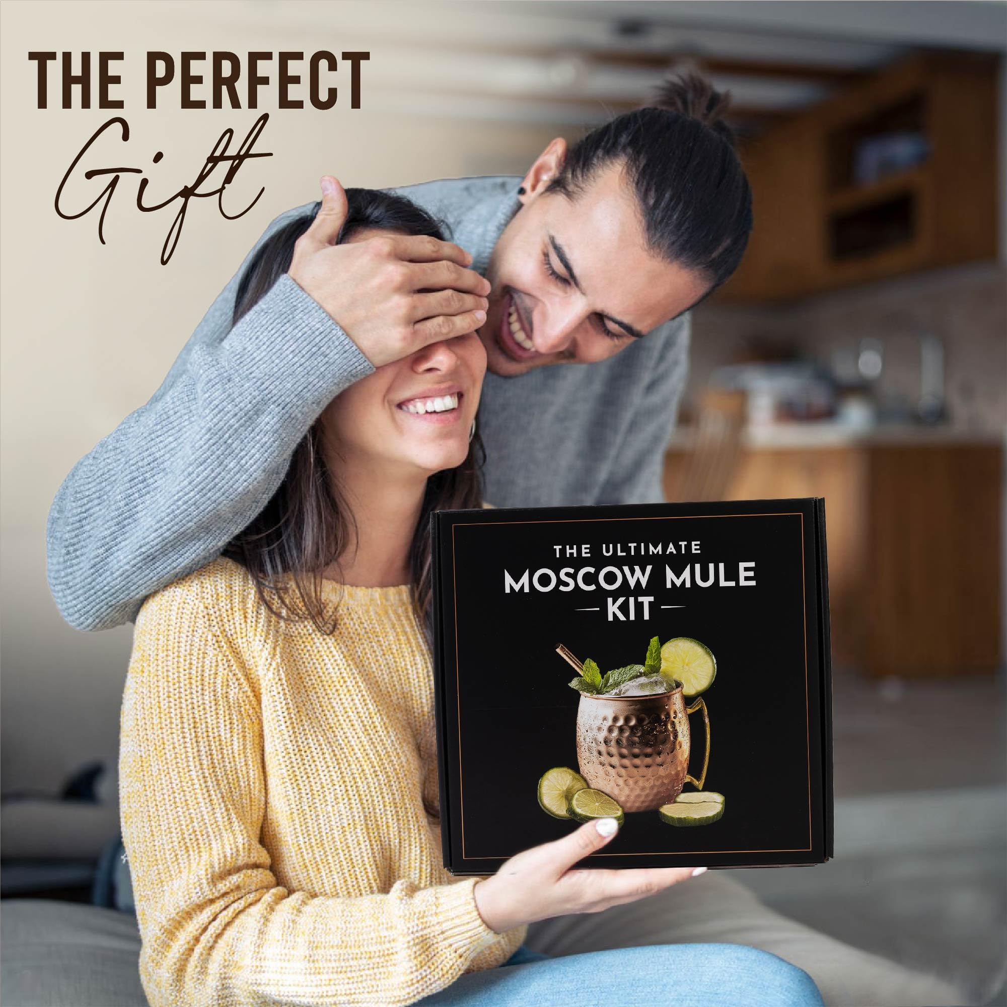 Your Dream Party Shop cesta regalo Moscow Mule para sorprender.