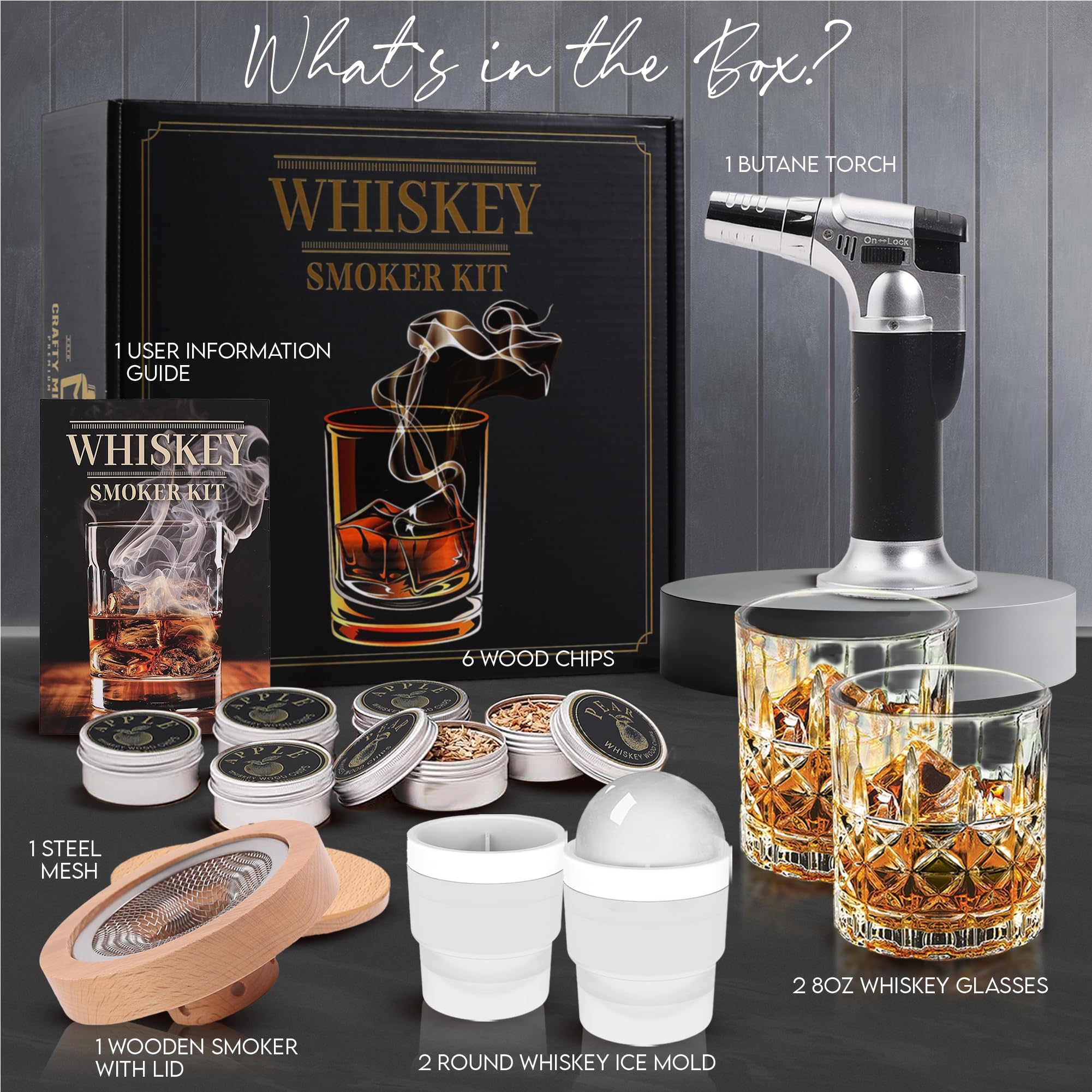 Vasos de cristal de Your Dream Party Shop para whisky, ideales para servir en casa