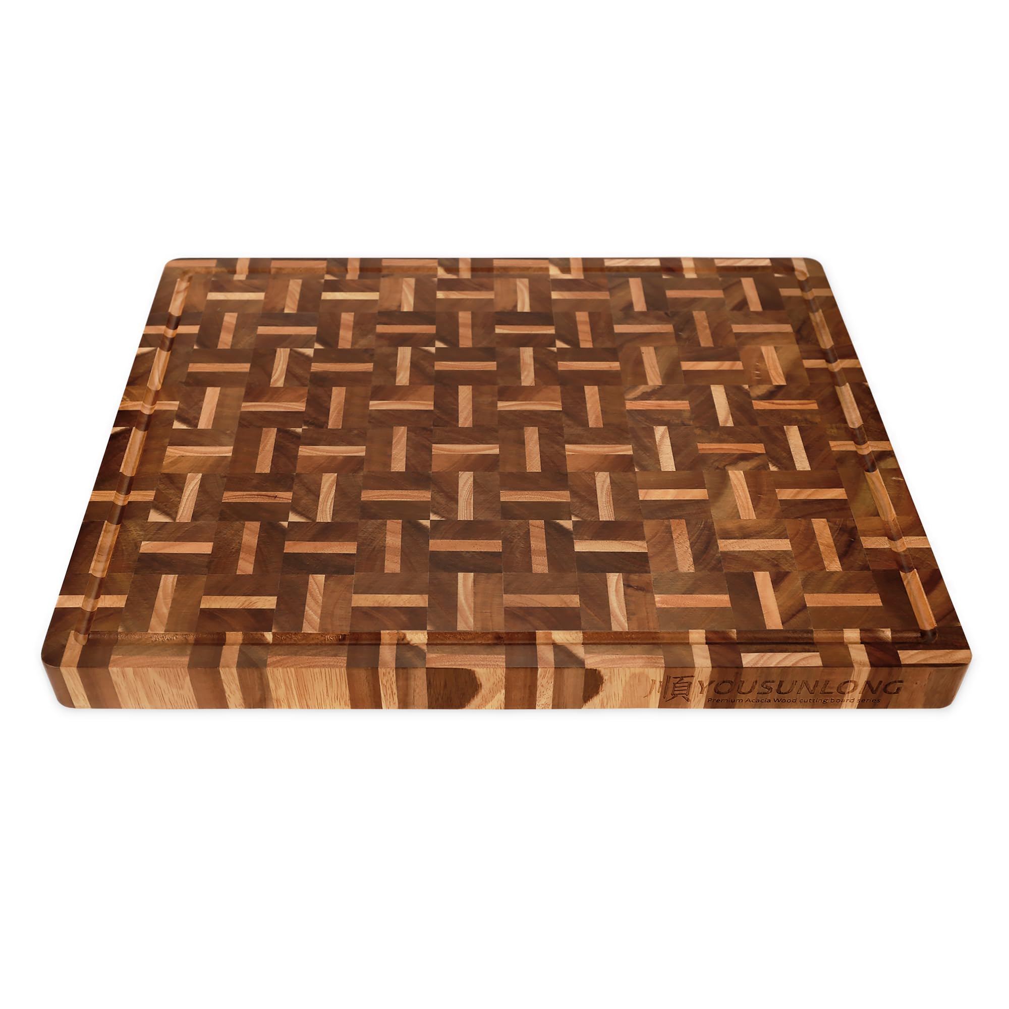 YOUSUNLONG tabla de acacia con roble, resistente y fácil de limpiar