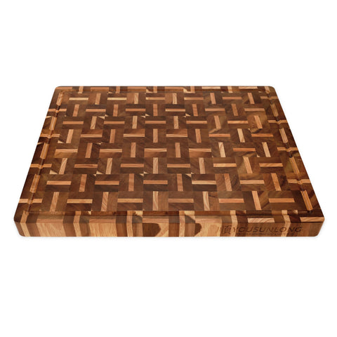 YOUSUNLONG tabla de acacia con roble, resistente y fácil de limpiar