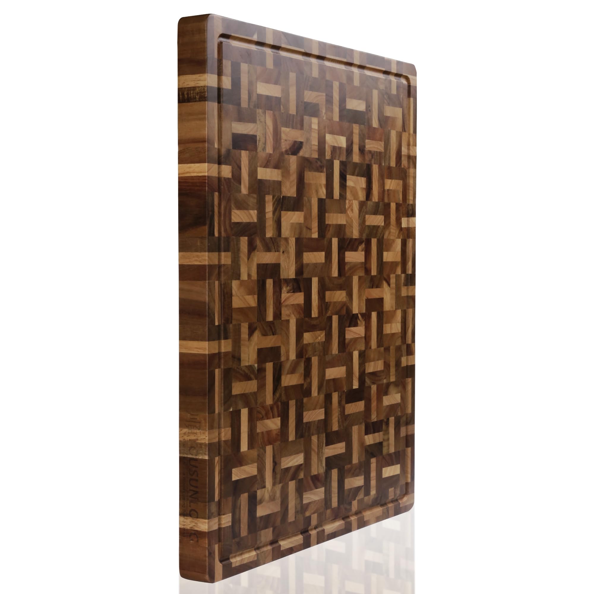 YOUSUNLONG tabla con surco de jugo profundo para evitar derrames durante el corte.