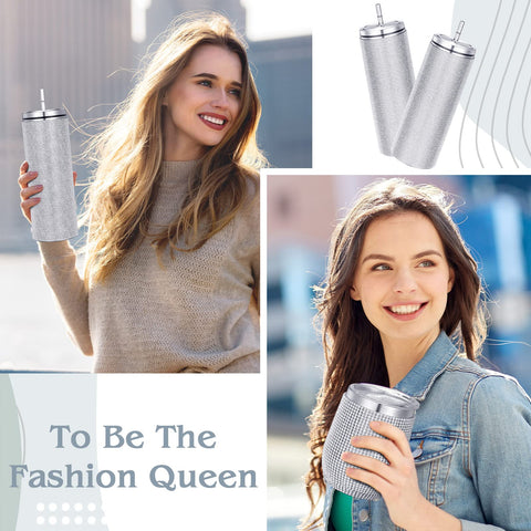 Youyole conjunto de tres botellas diamante para compartir en reuniones.