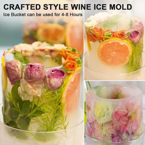 YOWINT molde cubeta hielo acrílico, ideal para fiestas y celebraciones