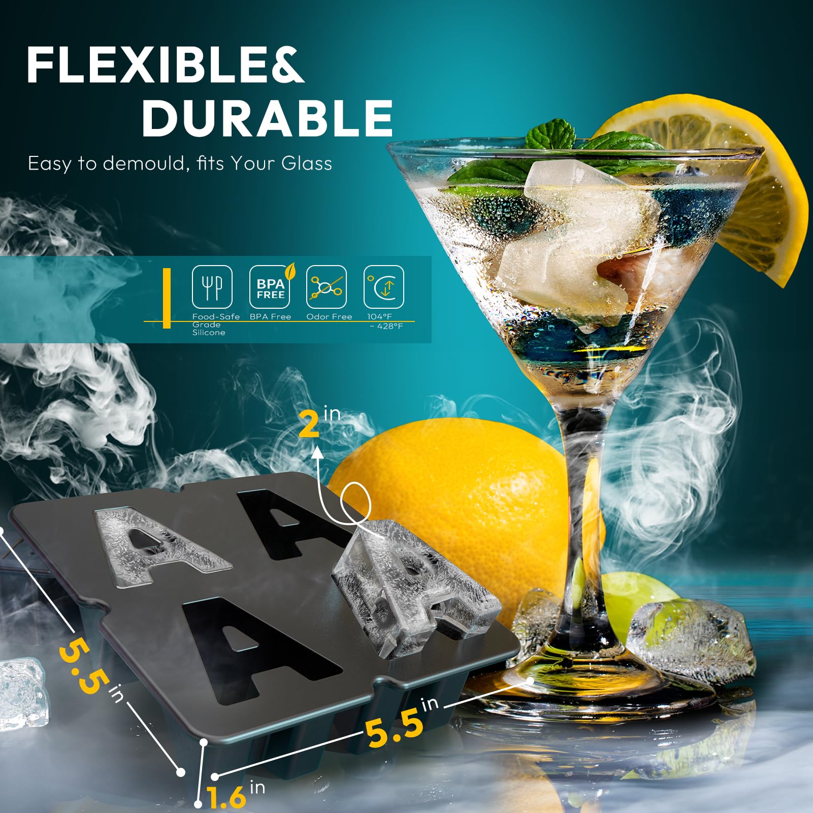 Silicona alimentaria YOWINT: material seguro, duradero y flexible para múltiples usos.