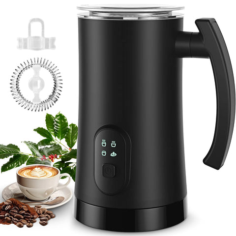 Yoyomax espumador leche 4 en 1: espuma cremosa para café en casa.