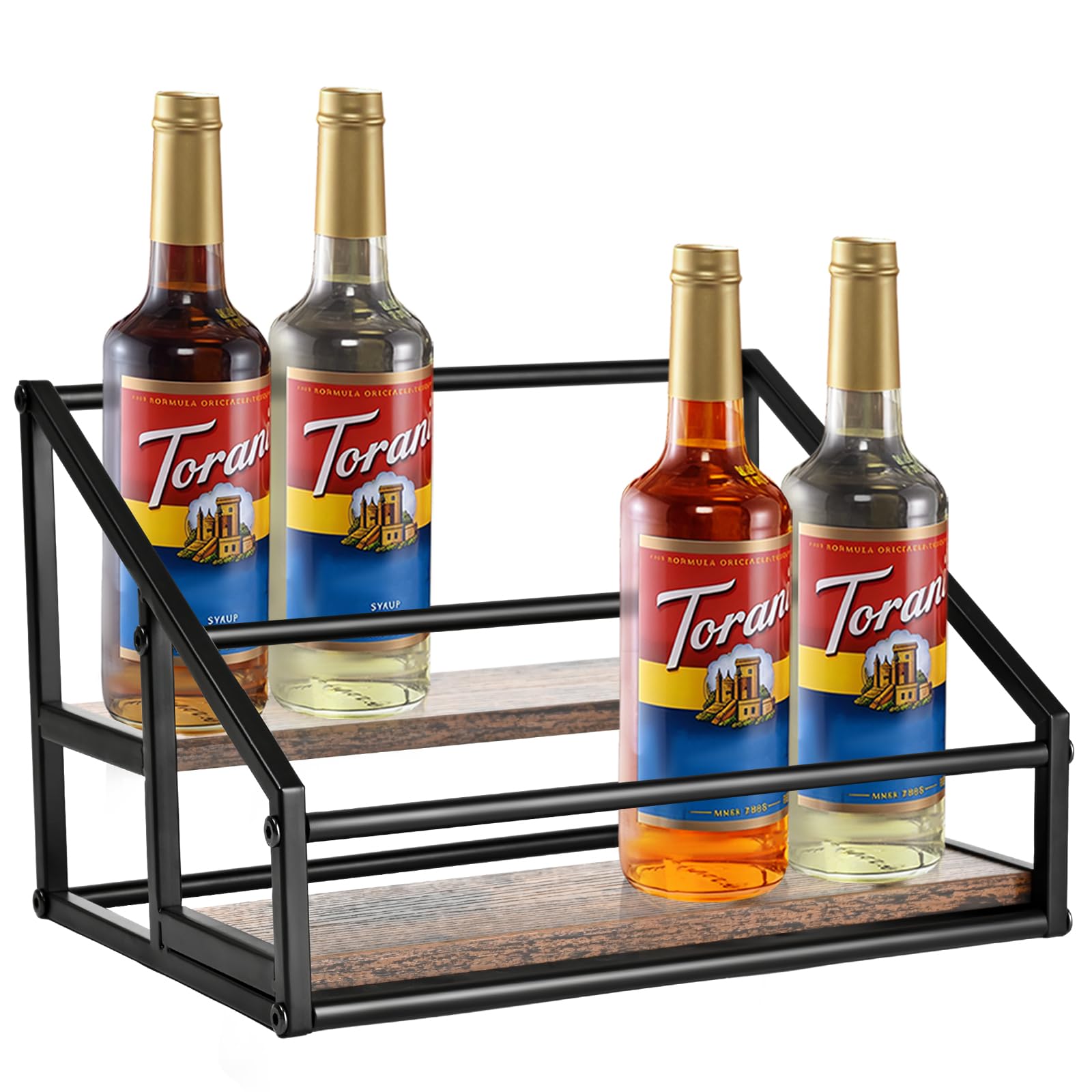 Organizador YQBRAO para 8 botellas de sirope, ideal para barra de café.