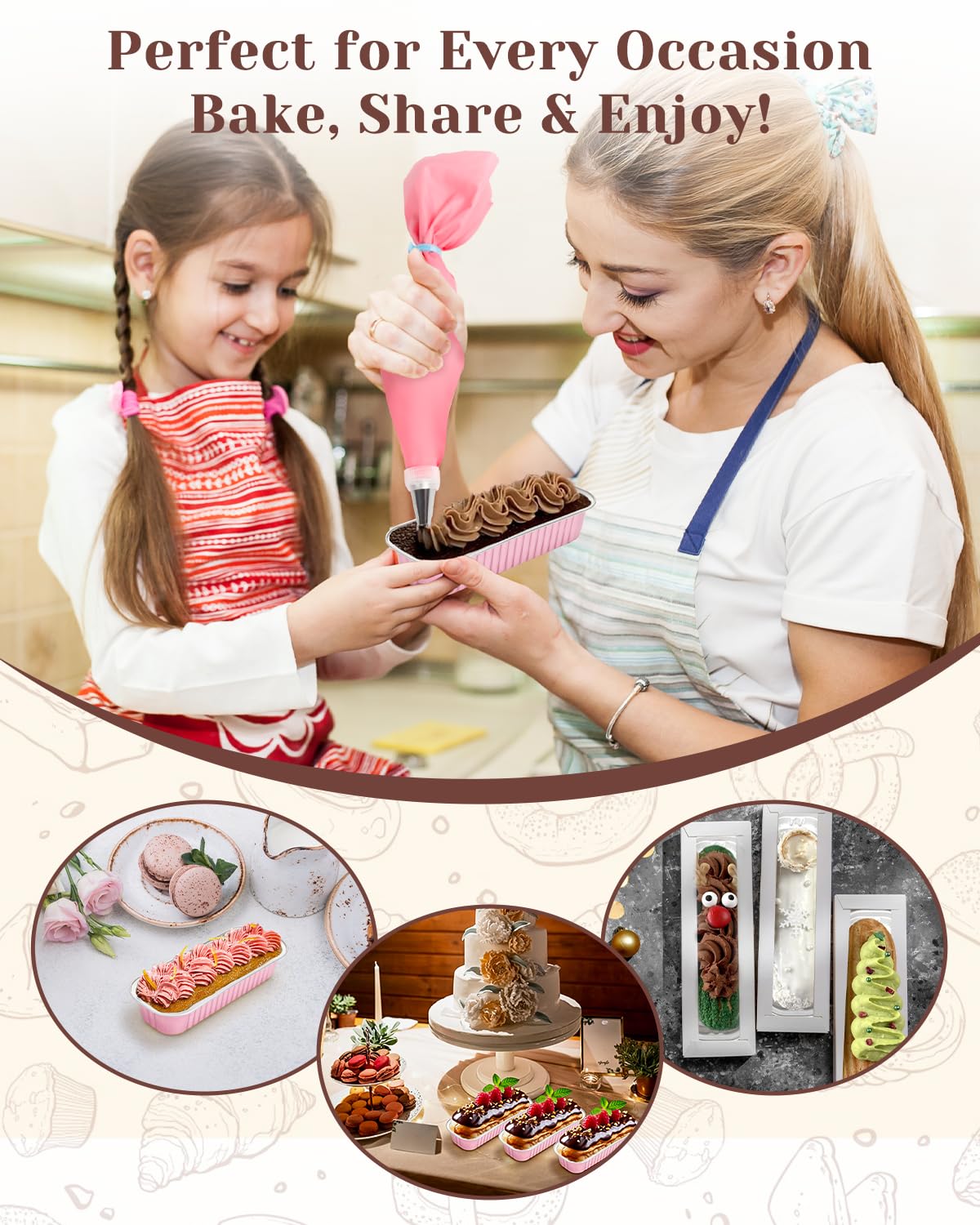 YQER empaques para regalos y dulces, ideales para presentaciones caseras.