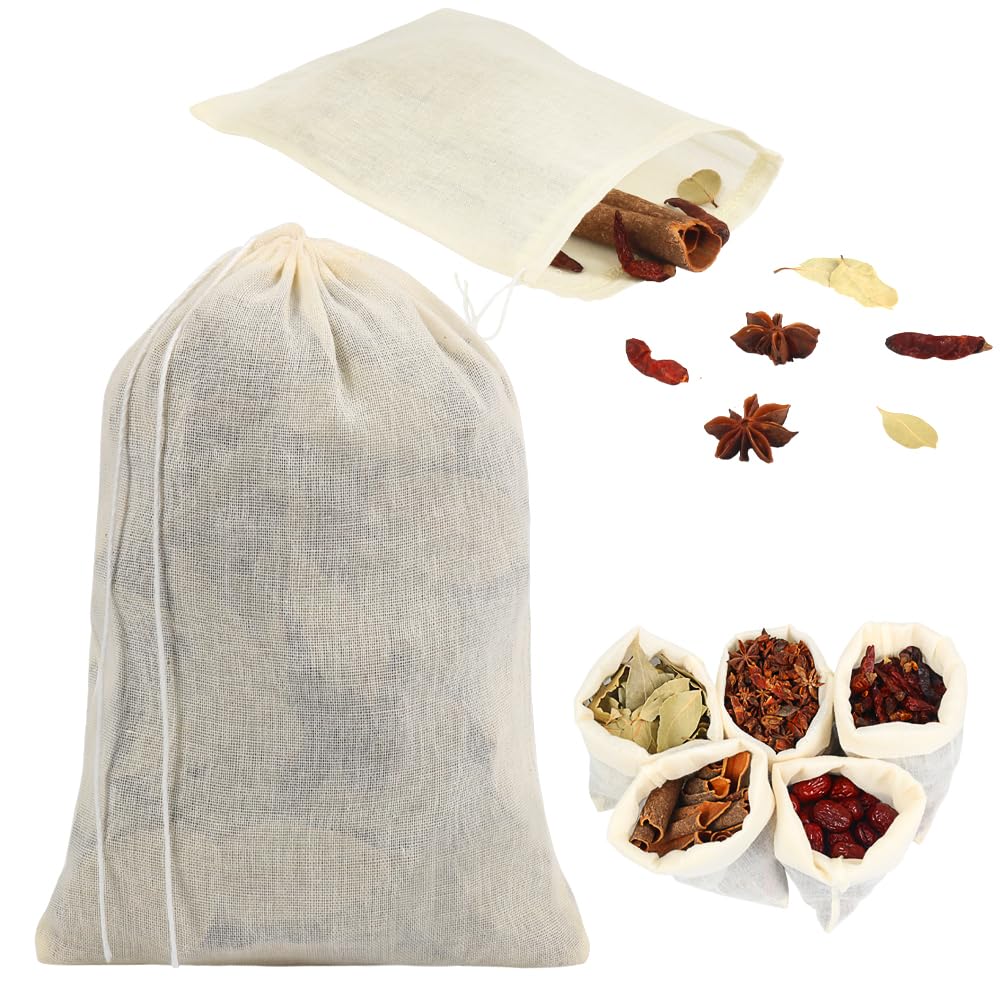 Bolsas YQL para especias en la cocina: 30 piezas para infusión y filtrado.