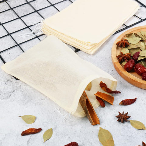 Bolsas YQL para caldos y sopas, diseño con cordón cómodo.