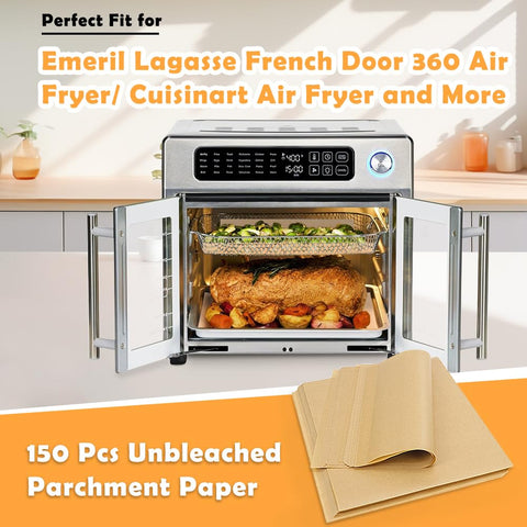 Liner desechable YQL para freidora, fácil limpieza tras cocinar.