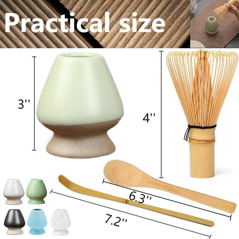 Soporte cerámico YRDGRG para batidor matcha, base estable y fácil de secar.