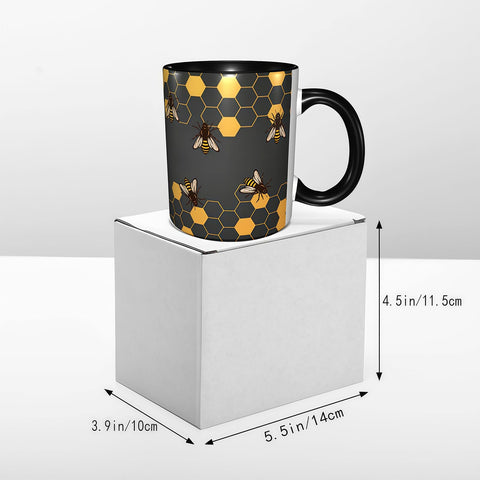 Taza Yrebyou apta para microondas y lavavajillas, fácil limpieza.