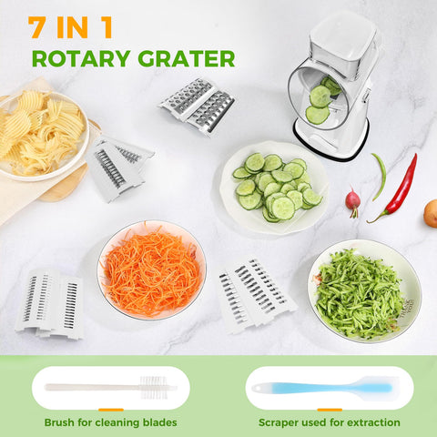 Uso multifuncional en la cocina para cortar y rallar