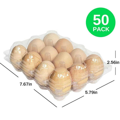 Cartones reciclados de YSJFNVUI, envase duradero y ecológico para huevos.