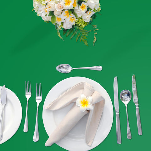 YSYJ mantel verde multiusos, ideal para comidas y celebraciones