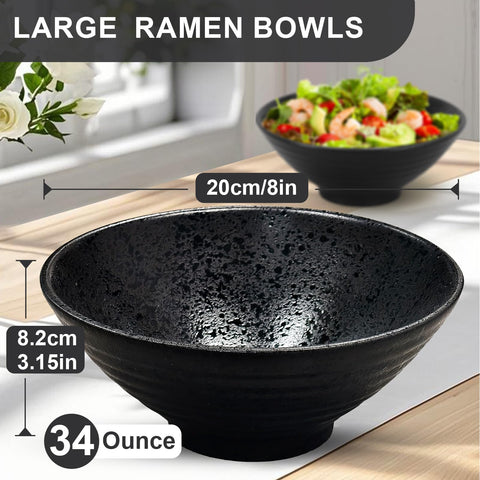 YTLEMON cuenco adecuado para ramen, ensaladas o cereales diarios.