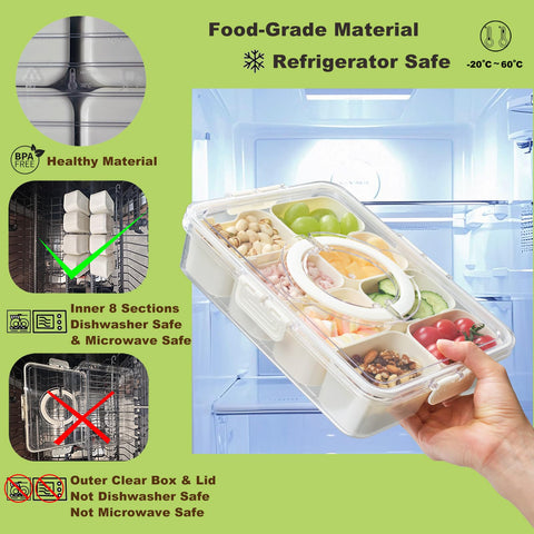 Tapa con silicona en la Snackle Box mantiene frescura y evita polvo