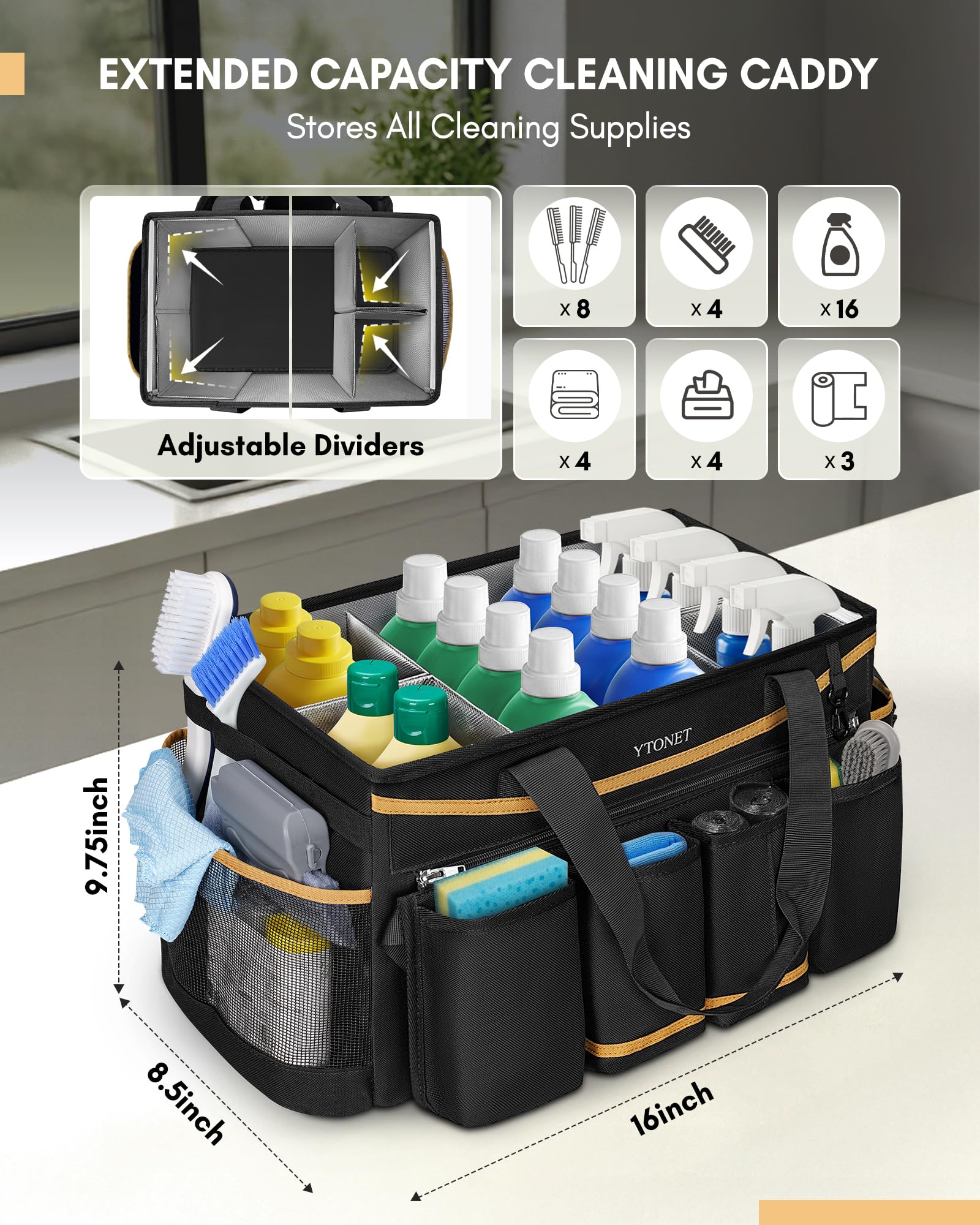 Ytonet detalles prácticos: ganchos, gancho para llaves y bolsillo para teléfono.
