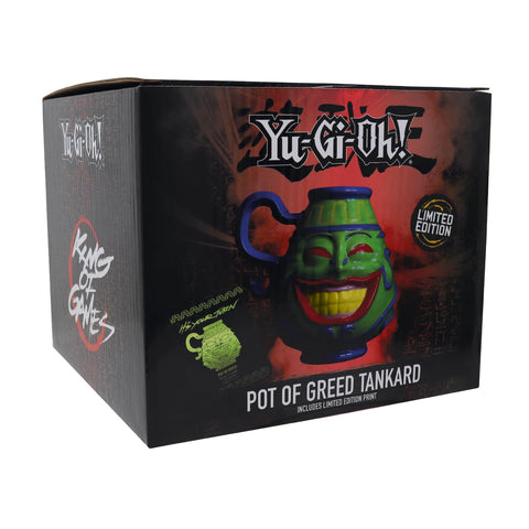 Pot of Greed carta numerada con lámina verde incluida.