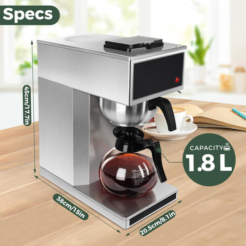 YUANHAO cafetera pourover con interfaz-tactil para operaciones rápidas en cafeterías