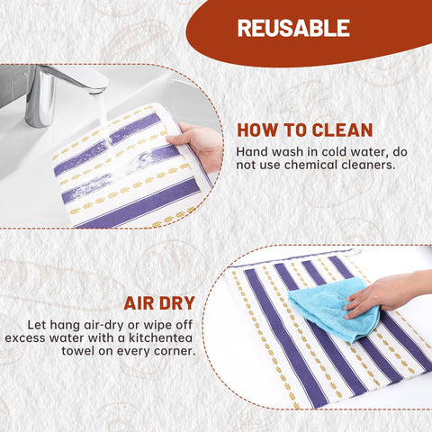 Limpieza a mano y secado al aire con YUCOBE.