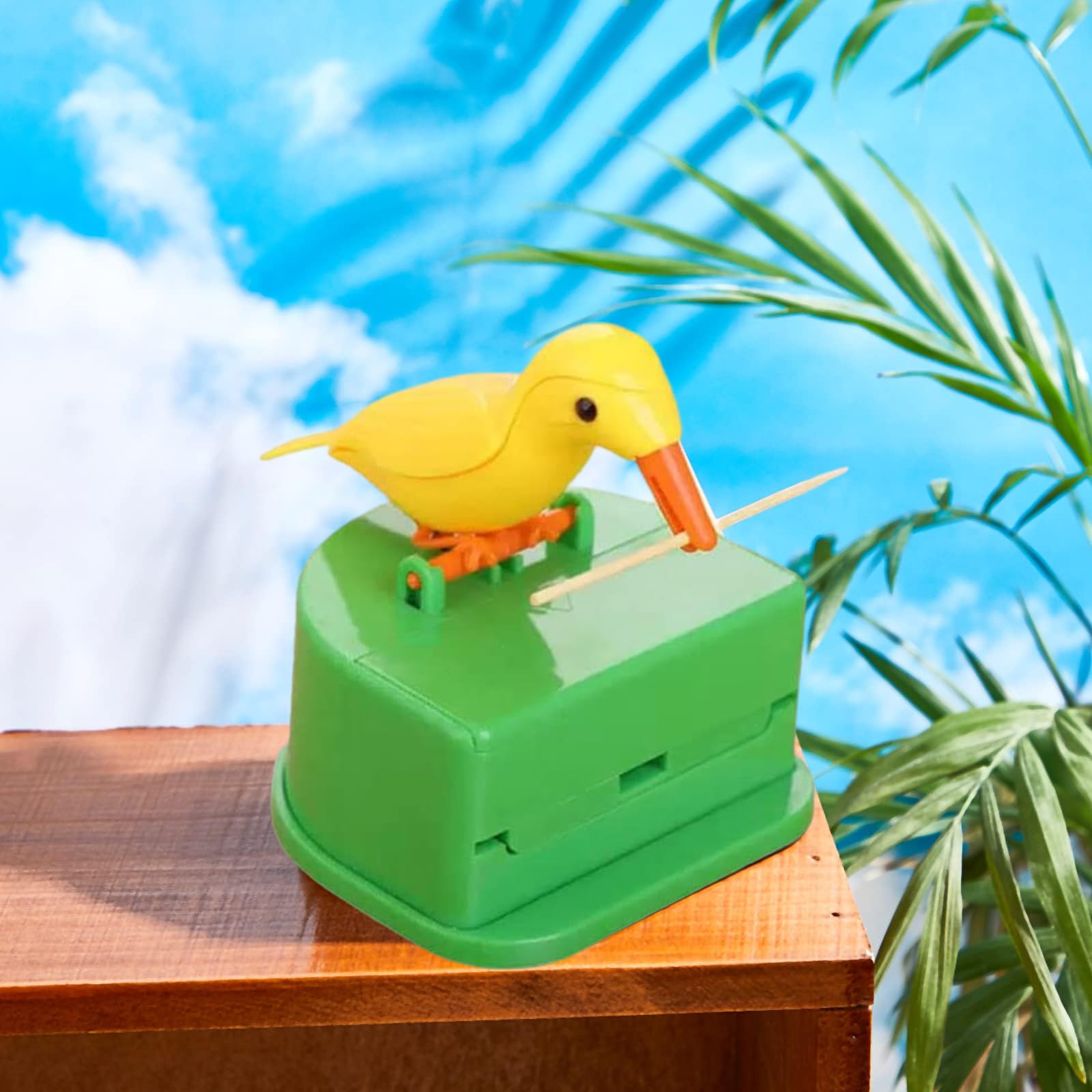 Regalo creativo con dos dispensadores YudeWater en forma de pájaro para casa nueva o fiestas.