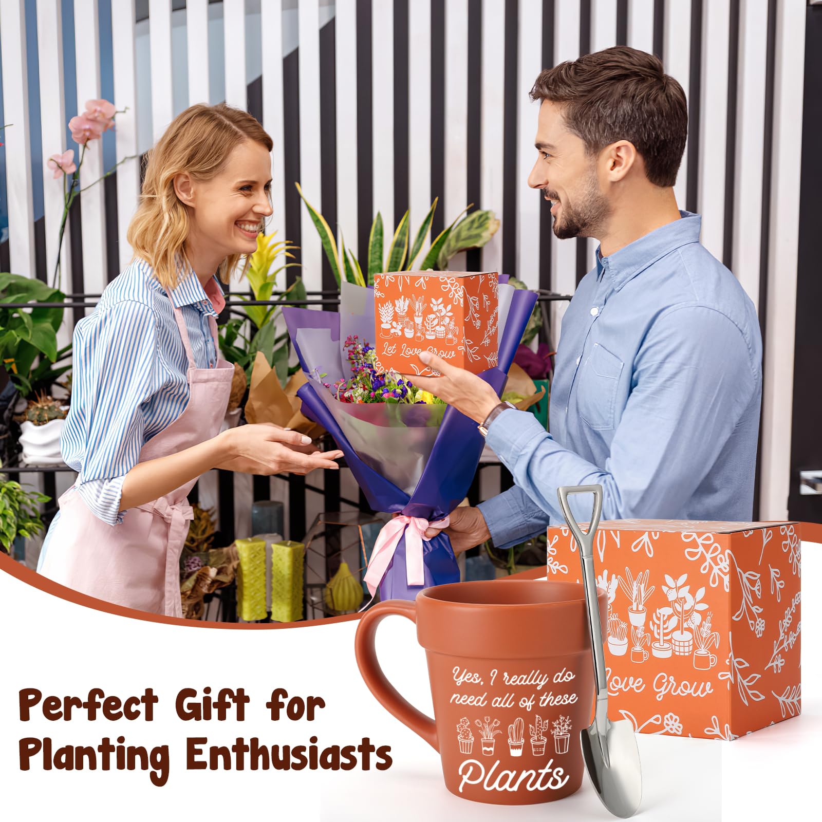 Regalo para amantes de plantas con diseño único de YUEYUQIU.
