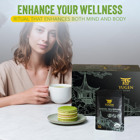 YUGEN MATCHA juego te ceremonial, kit completo para iniciar la experiencia