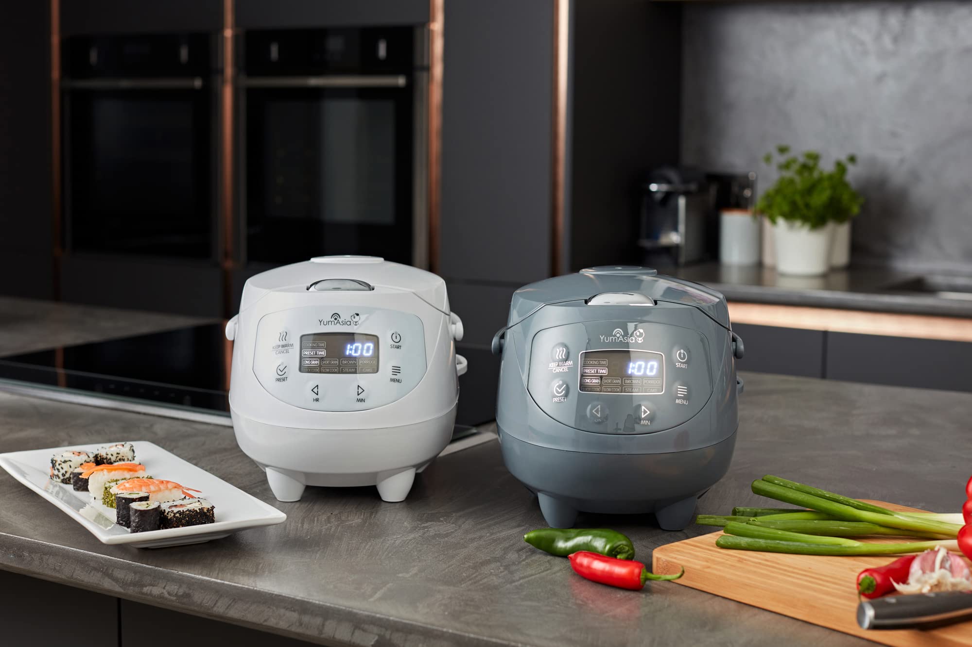 Diseño compacto ideal para cocinas pequeñas y apartamentos modernos.