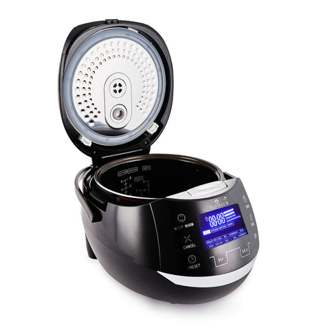 Accesorios incluidos: cesta de vapor y espátula de arroz.