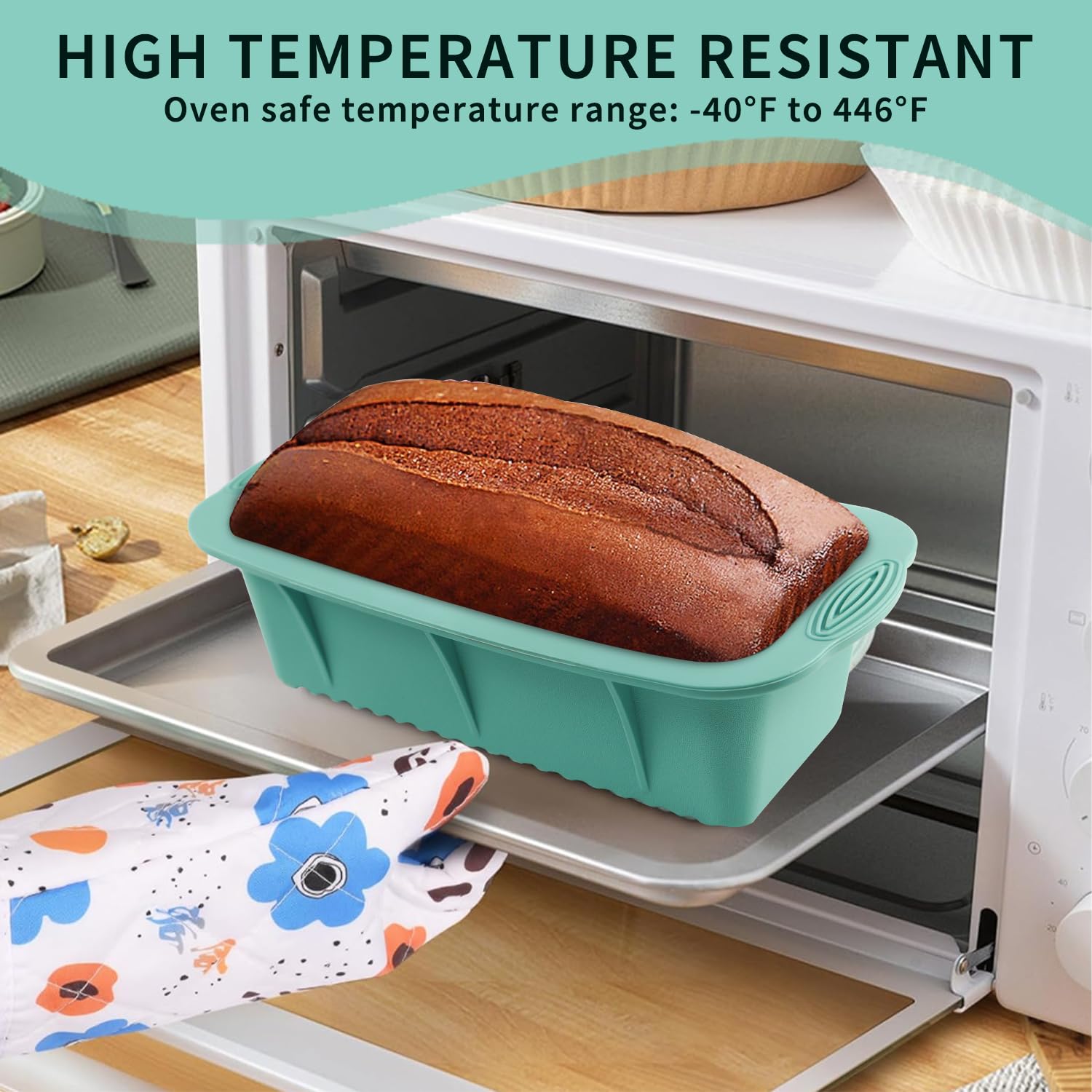 Molde redondo Yumatouch para pasteles, resultados suaves y desmolde sencillo.