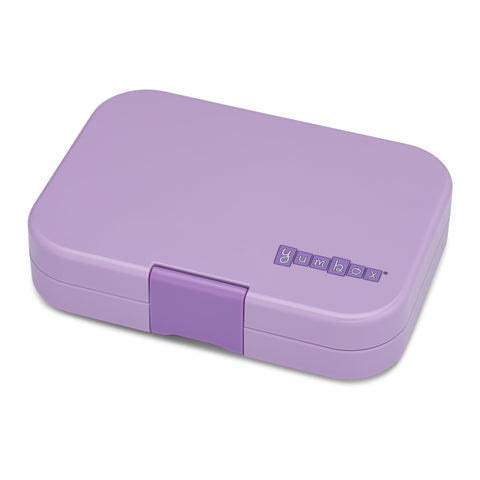 Yumbox Panino Lavanda Unicornio apto para lavavajillas en rejilla superior.