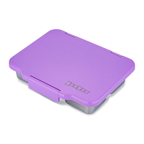 Yumbox Prêt diseño compacto que cabe en bolsas de almuerzo.
