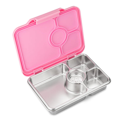 Yumbox Pret durable en acero inoxidable para uso diario.