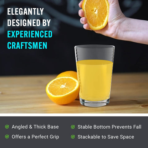 Vasos Yumchikel apilables para ahorro de espacio en la cocina