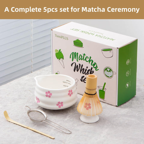 YumiPLUS batidor de bambu para mezclar matcha suave