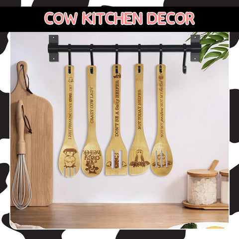 YUMOONI decoracion-cocina-vaca-utensilios, estilo vaquero para la cocina.