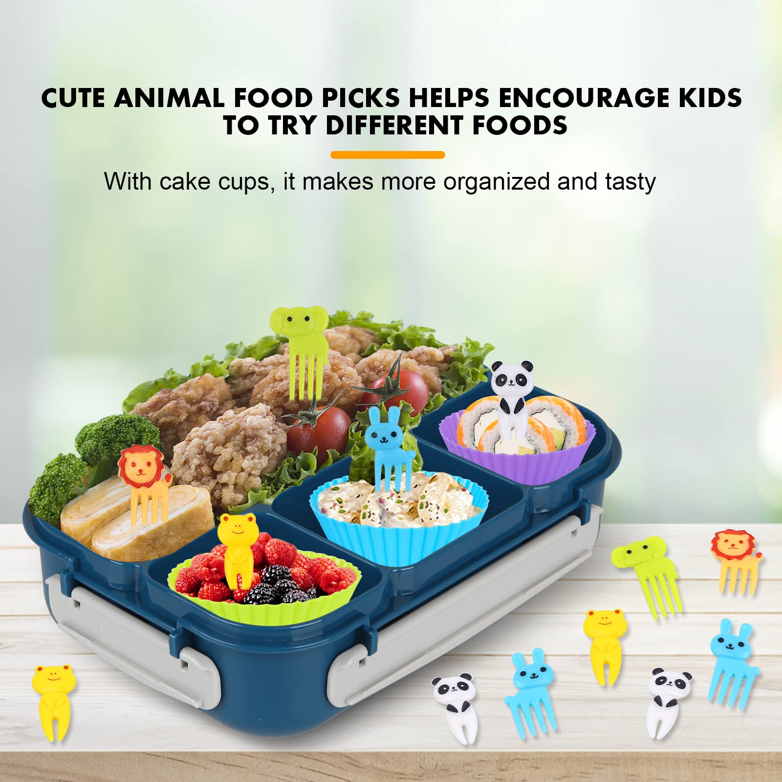 Apto para microondas y lavavajillas de Yumuk Bento Box.