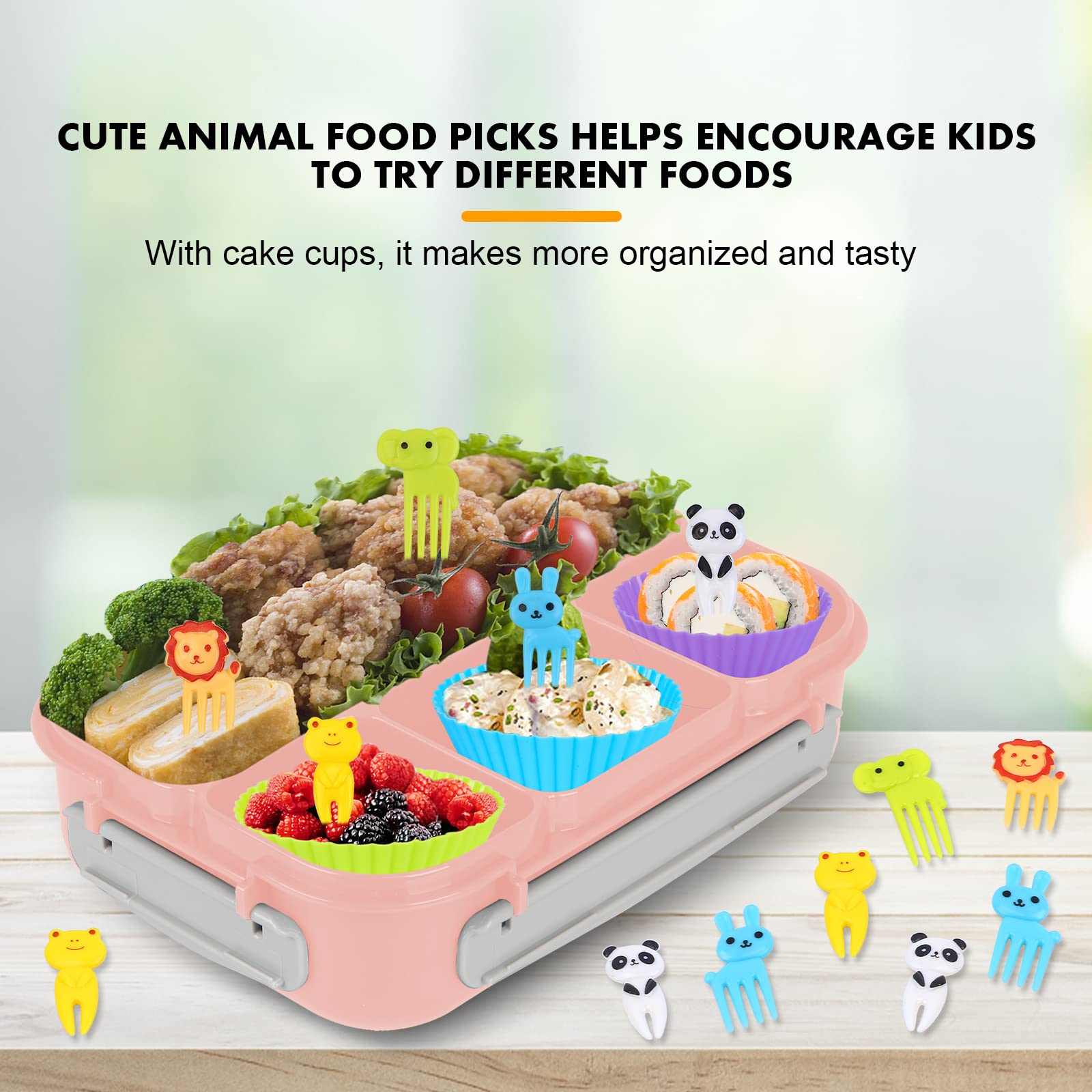 Palillos animales Yumuk para hacer más divertido probar alimentos.