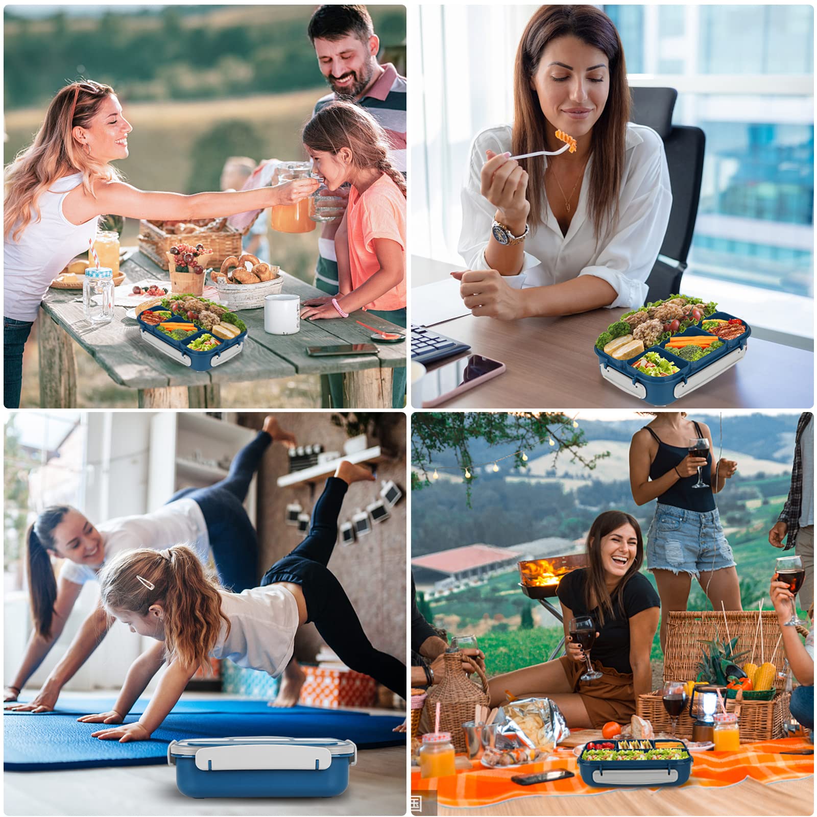 Palillos con diseños de animales para niños y comida divertida.