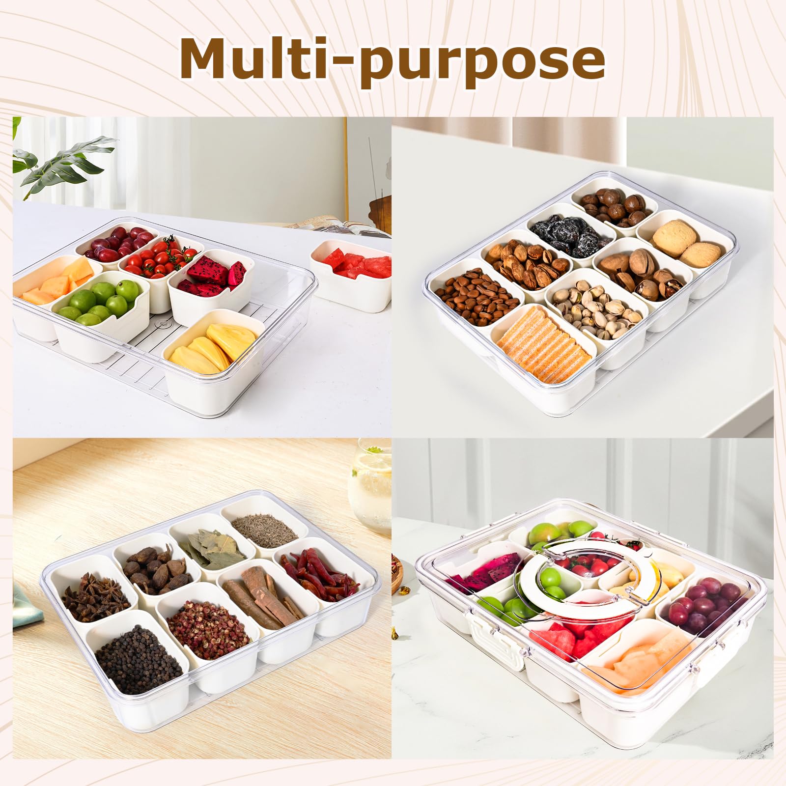 YUMUN Snackle multifuncional para frutas, dulces y embutidos.