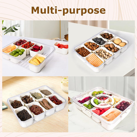 YUMUN Snackle multifuncional para frutas, dulces y embutidos.
