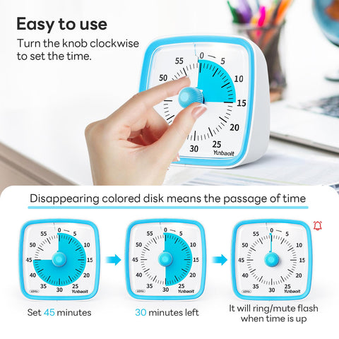 Alarma ajustable del Yunbaoit para distintos entornos de estudio.