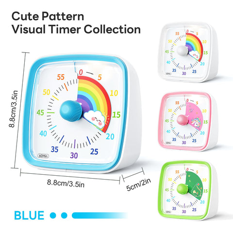 Yunbaoit temporizador visual con alarmas ajustables para distintas situaciones.