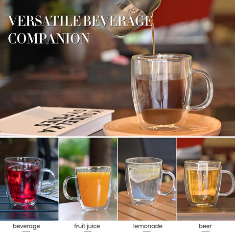 Taza YUNCANG versátil para latte, cappuccino y té.