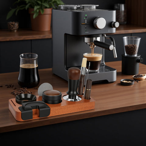 YUNGOO herramienta de distribución WDT para romper grumos en café.