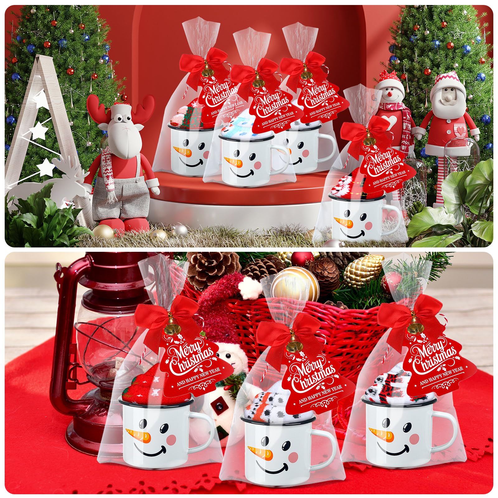 Etiquetas navideñas de Yungyan para personalizar regalos con un toque especial.