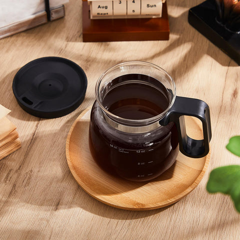 Taza de vidrio Yungyan durable, apta para lavavajillas superior